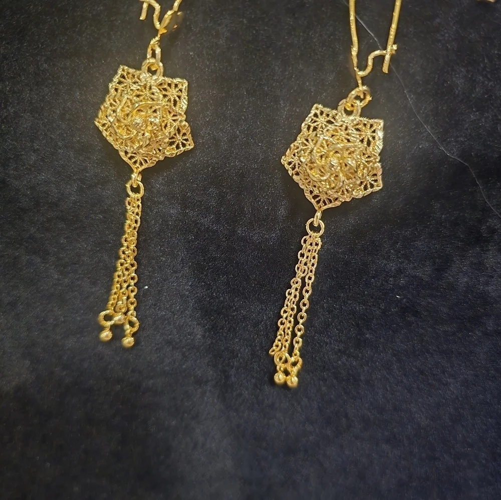 21kgp Duabi gold earings